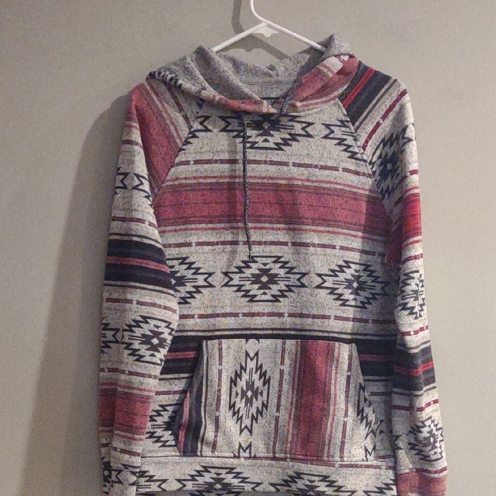Brooklyn Cloth Women's Small‎ Aztec Print Hoodie